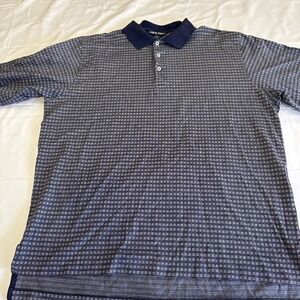 Vintage 90's Polo Golf Ralph Lauren Blue Short Sleeve Shirts Mens XL Cotton